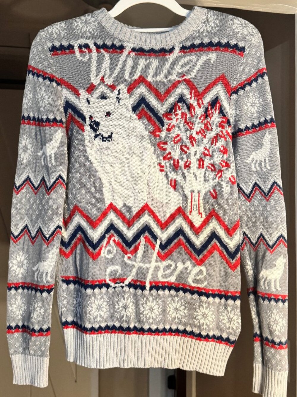 Game of Thrones Winter Is Here Christmas Sweater
